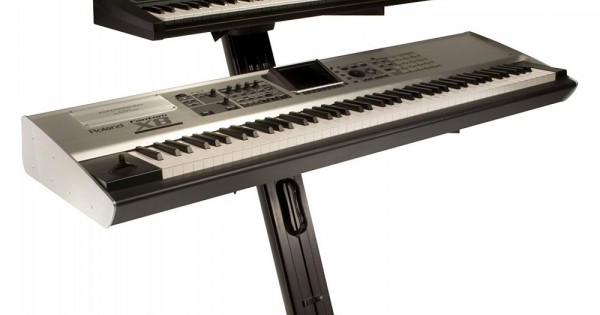Soporte Soporte de soporte para teclado de piano plegable