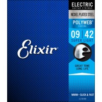 ELIXIR 12000| Encordado para guitarra eléctrica super light 09