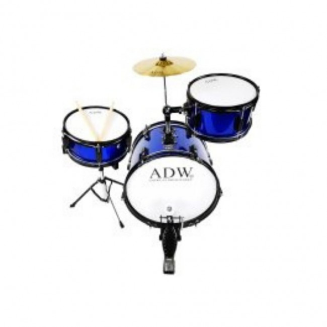 ADW ADS303PK-BL | Batería acústica  de 3 piezas Junior color azul