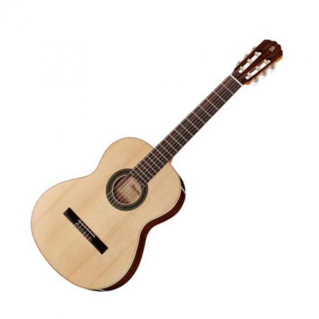 Alhambra COLLEGE2 | Guitarra Laqant Clásica con Tapa de Abeto Macizo con Funda