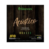 GIANNINI EF12MF | Encordado de metal para guitarra de 12 cuerdas 010 050