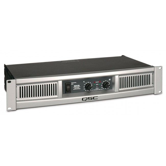 QSC GX5, Amplificador de 2 canales de 700w de potencia por lado