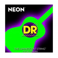 DR Strings NGA-12 | Cuerdas para Guitarra Acustica Neon Verde Fluor