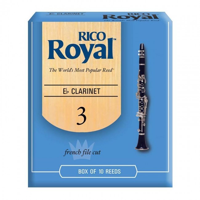RICO RBB1025 | Caña paa clarinete de 2 pulgadas y media x 10 unidades