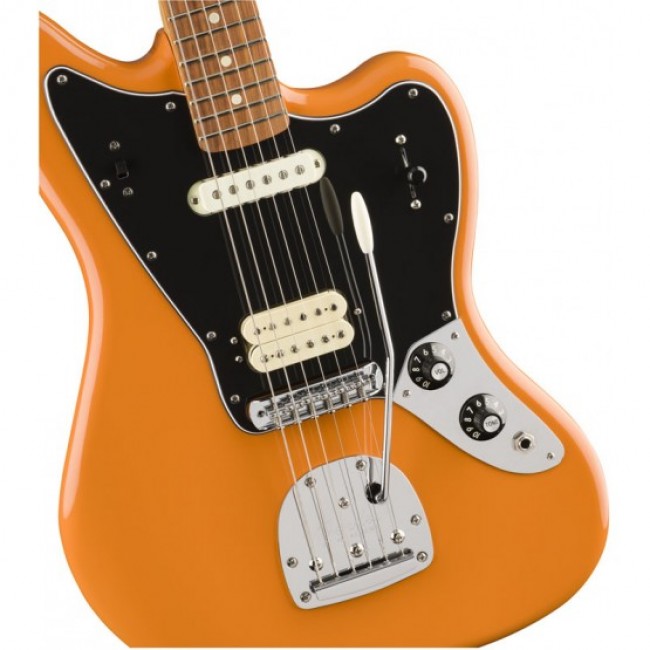 FENDER 014-6303-582 | Guitarra Eléctrica Player Jaguar Pau Ferro Color Capri Orange