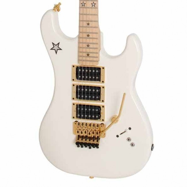 KRAMER KVJSAWGF1 | Guitarra Eléctrica Jersey Star Alpine White 